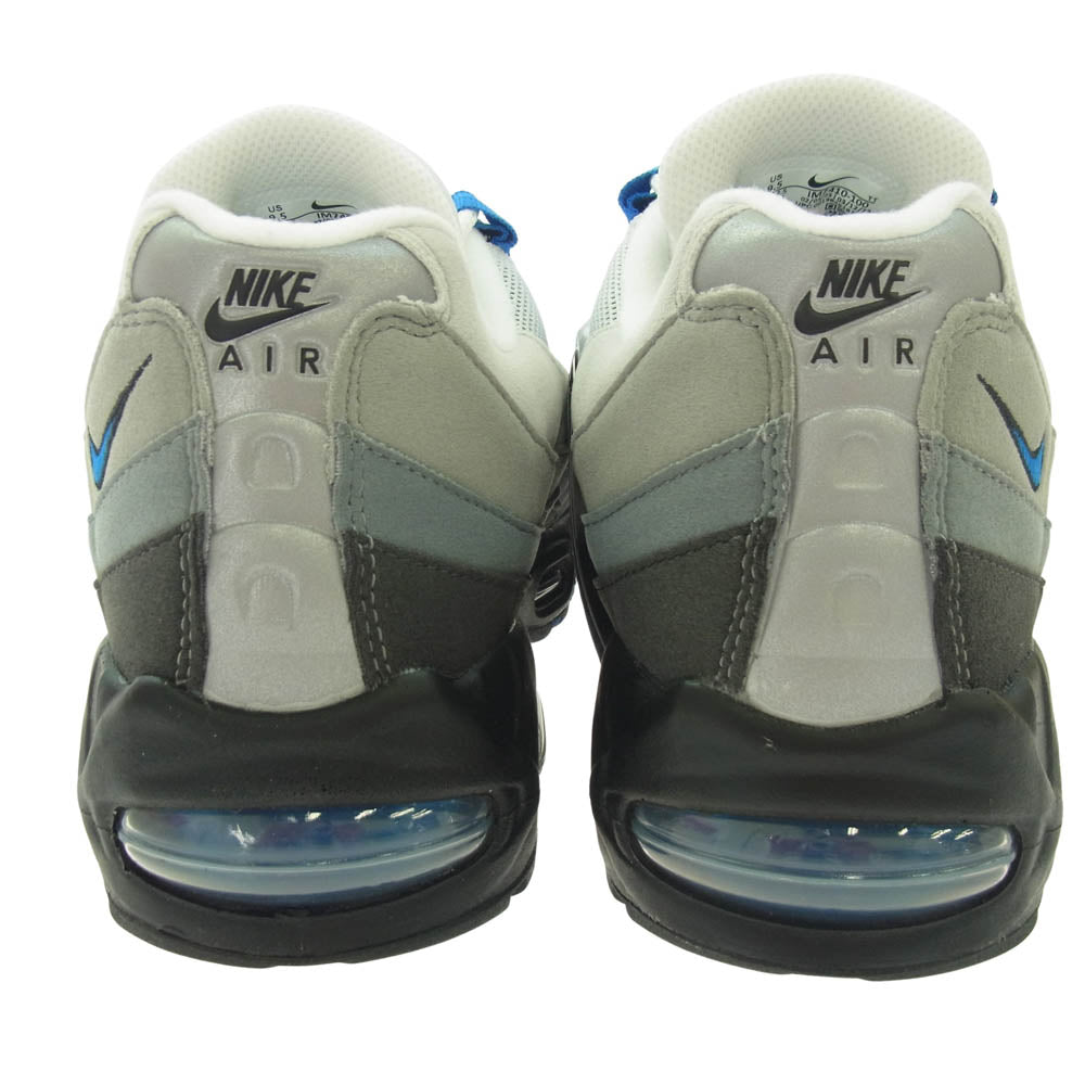 NIKE ナイキ IM7410-100 フェイクバスターズ鑑定済 Air Max エアマックス 95 OG Big Bubble ビッグ バブル Blue Spark ブルー スパーク ローカット スニーカー グレー系 27.5cm【新古品】【未使用】【中古】