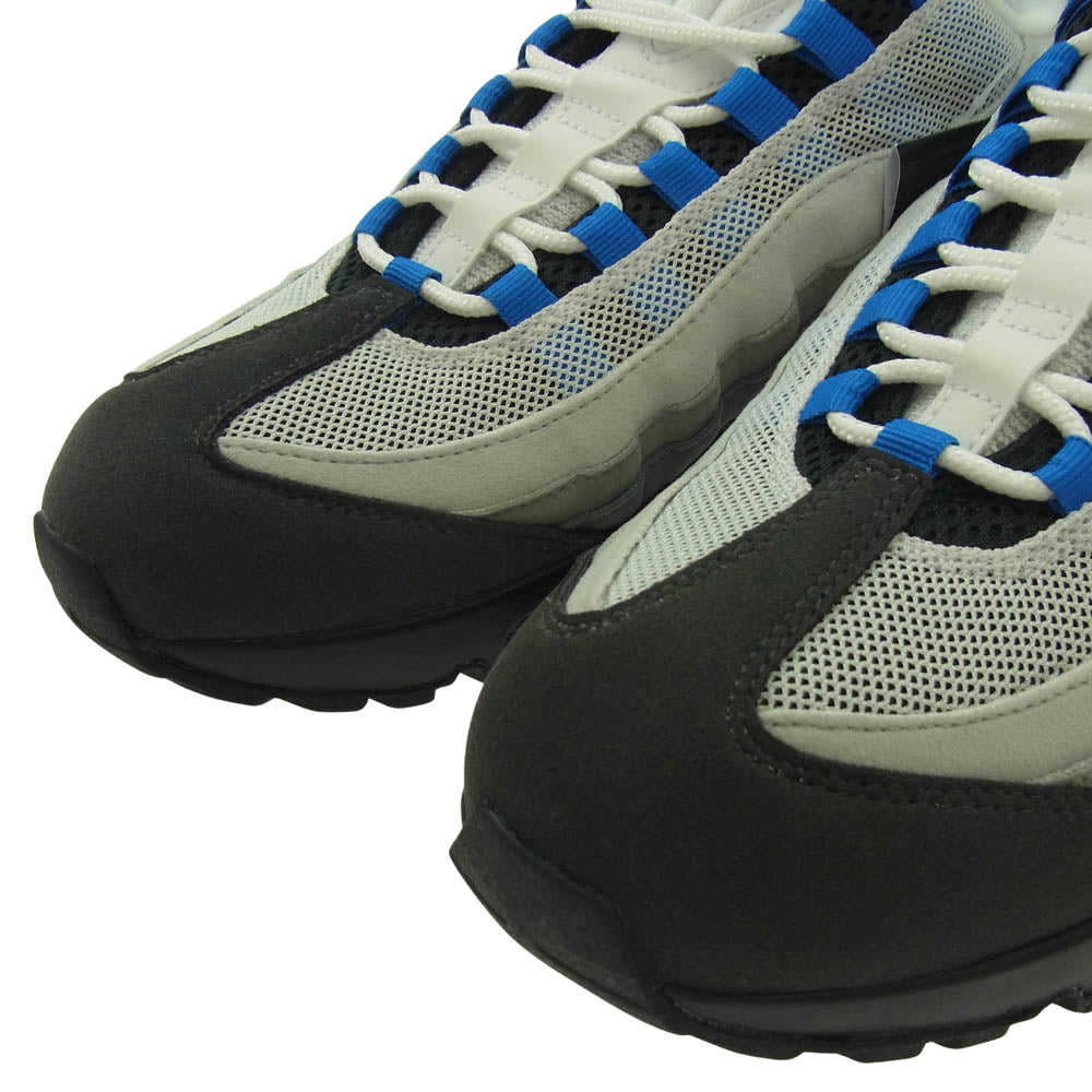 NIKE ナイキ IM7410-100 フェイクバスターズ鑑定済 Air Max エアマックス 95 OG Big Bubble ビッグ バブル Blue Spark ブルー スパーク ローカット スニーカー グレー系 27.5cm【新古品】【未使用】【中古】