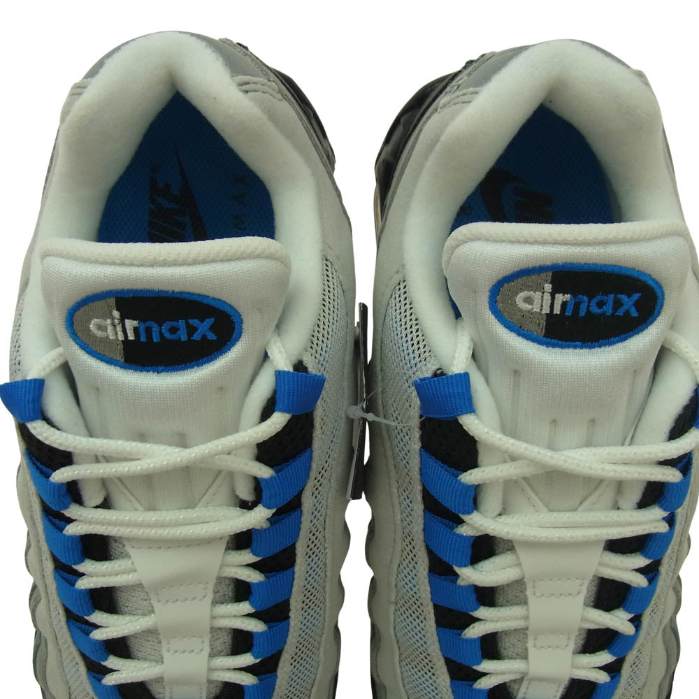 NIKE ナイキ IM7410-100 フェイクバスターズ鑑定済 Air Max エアマックス 95 OG Big Bubble ビッグ バブル Blue Spark ブルー スパーク ローカット スニーカー グレー系 27.5cm【新古品】【未使用】【中古】