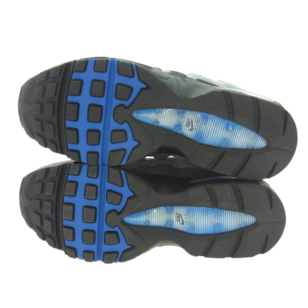 NIKE ナイキ IM7410-100 フェイクバスターズ鑑定済 Air Max エアマックス 95 OG Big Bubble ビッグ バブル Blue Spark ブルー スパーク ローカット スニーカー グレー系 27.5cm【新古品】【未使用】【中古】