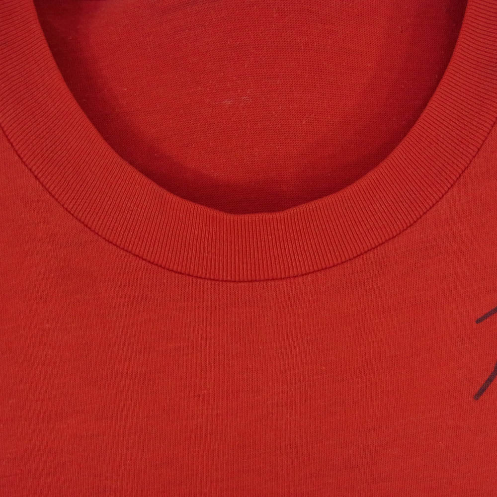 NIKE ナイキ ヴィンテージ 紺タグ TMタグ 80s 肩掛けエアジョーダン 半袖 Tシャツ レッド系 L【中古】