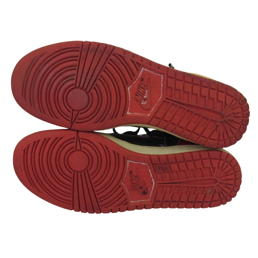 NIKE ナイキ 850507BY ヴィンテージ 80s 85年製 1985 Air Jordan 1 Original Bred AJ1 エアジョーダン オリジナル ブレッド ハイカット スニーカー ブラック系 レッド系【中古】