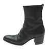 YVES SAINT LAURENT イヴサンローラン JONNY BOOTS ジョニー サイドジップ ヒールブーツ ブラック ブラック系 40【中古】