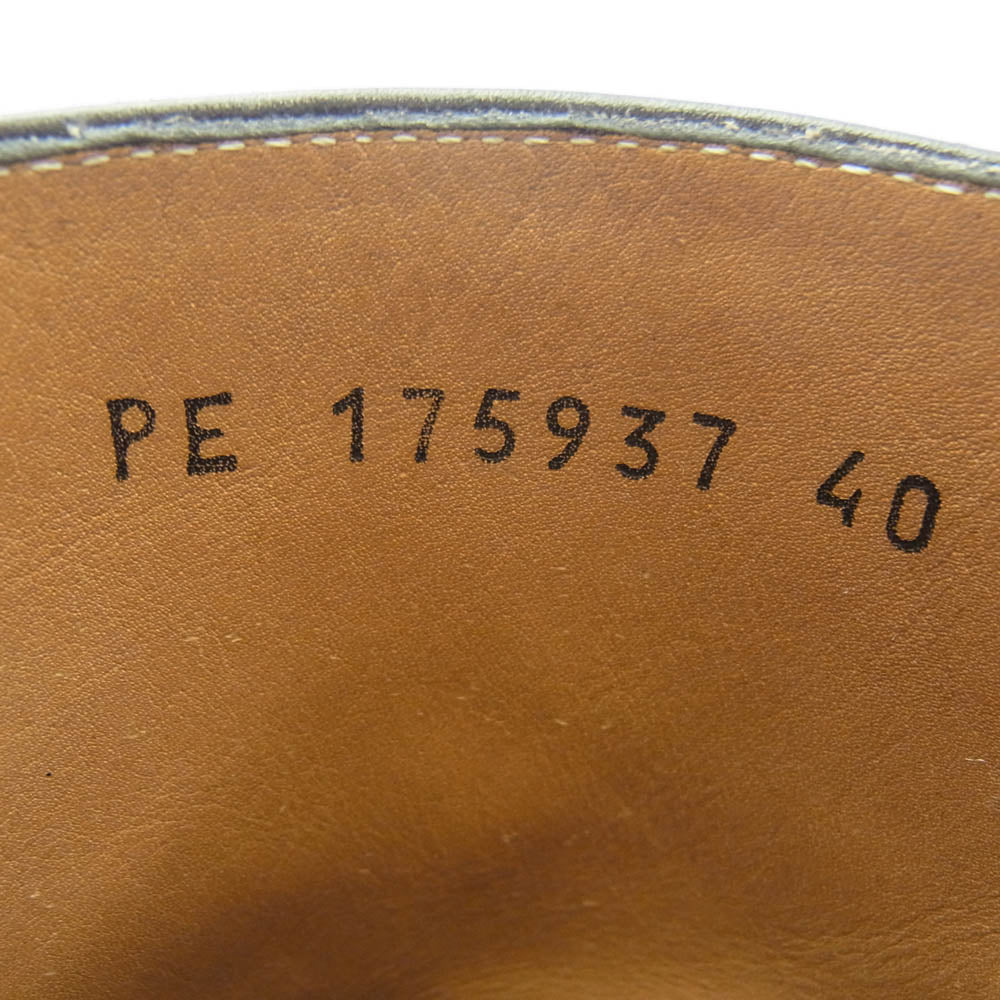 YVES SAINT LAURENT イヴサンローラン JONNY BOOTS ジョニー サイドジップ ヒールブーツ ブラック ブラック系 40【中古】