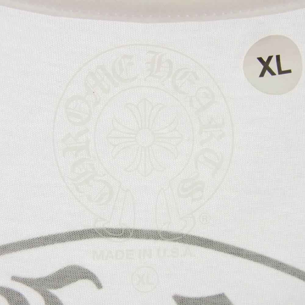 CHROME HEARTS クロムハーツ（原本無） Horseshoe Tee ホースシュー プリント 半袖 Tシャツ ホワイト系 XL【新古品】【未使用】【中古】