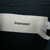 GRAPHPAPER グラフペーパー 23SS GM231-50198B Oversized Box Shirt オーバーサイズ ボックス 半袖 シャツ ネイビー ネイビー系 F【中古】