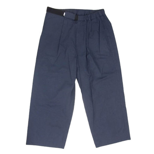 GRAPHPAPER グラフペーパー 23SS GM231-40196B Stretch Typewriter Wide Chef Pants ストレッチ タイプライター ワイドシェフパンツ ネイビー系 F【中古】