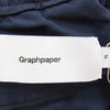 GRAPHPAPER グラフペーパー 23SS GM231-40196B Stretch Typewriter Wide Chef Pants ストレッチ タイプライター ワイドシェフパンツ ネイビー系 F【中古】