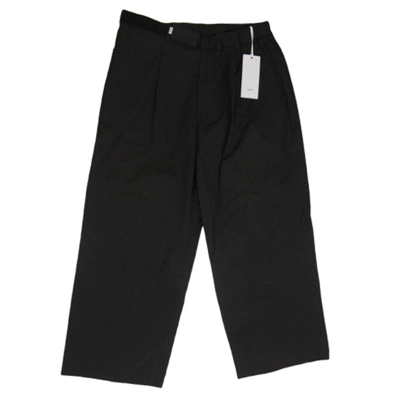 GRAPHPAPER グラフペーパー 23SS GM231-40196B Stretch Typewriter Wide Chef Pants ストレッチ タイプライター ワイドシェフパンツ ブラック系 F【中古】