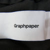 GRAPHPAPER グラフペーパー 23SS GM231-40196B Stretch Typewriter Wide Chef Pants ストレッチ タイプライター ワイドシェフパンツ ブラック系 F【中古】
