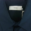 GRAPHPAPER グラフペーパー 23SS GM231-50199B Oversized Box Shirt オーバーサイズ ボックス 長袖 シャツ ネイビー系【中古】