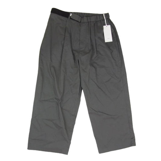 GRAPHPAPER グラフペーパー 23AW GM232-40058B SOLOTEX TWILL WIDE CHEF PANT ソロテックスツイルワイドシェフパンツ グレー系 F【中古】