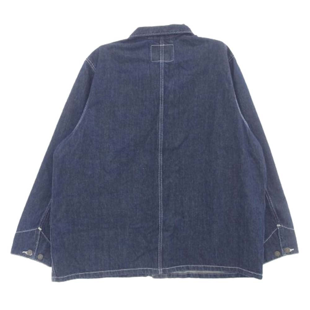 Levi's リーバイス A07440005 WORKWEAR BROADWAY ワークウェア ブロードウェイ エンジニアコート デニムジャケット カバーオール インディゴブルー系 XL【極上美品】【中古】