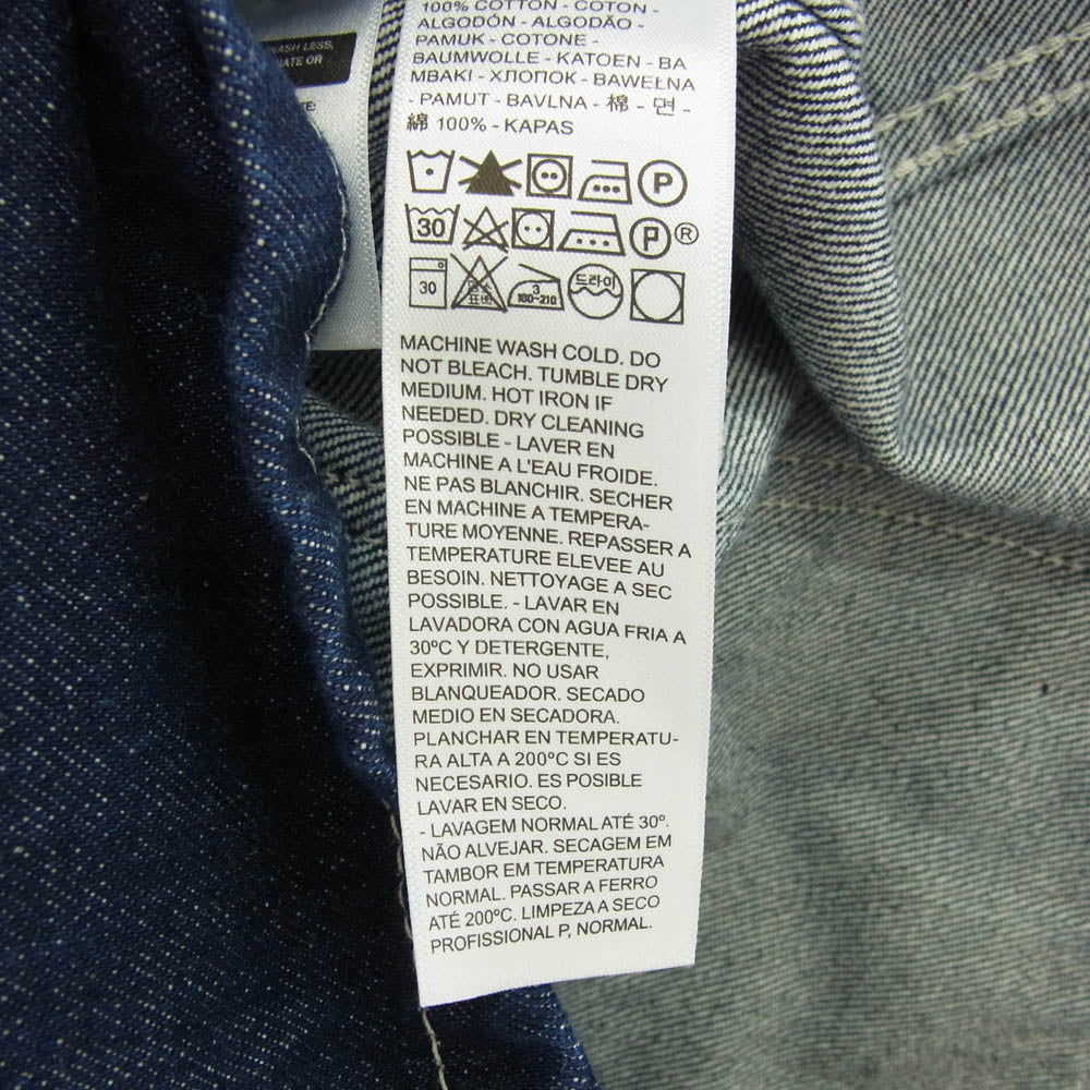 Levi's リーバイス A07440005 WORKWEAR BROADWAY ワークウェア ブロードウェイ エンジニアコート デニムジャケット カバーオール インディゴブルー系 XL【極上美品】【中古】