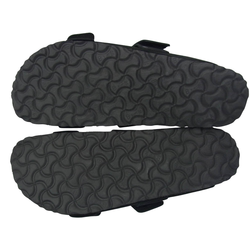 BIRKENSTOCK ビルケンシュトック UJI ウジ ヌバック スエードレザー サンダル ブラック系 41【中古】