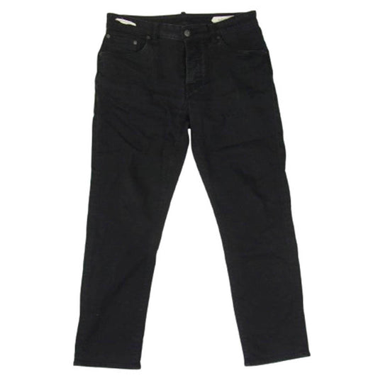 イカイ YPU004 ROBUSTO ロブスト ヴィンテージウォッシュ テーパードフィット ストレッチ ブラックデニムパンツ ジーンズ ブラック系 30【中古】