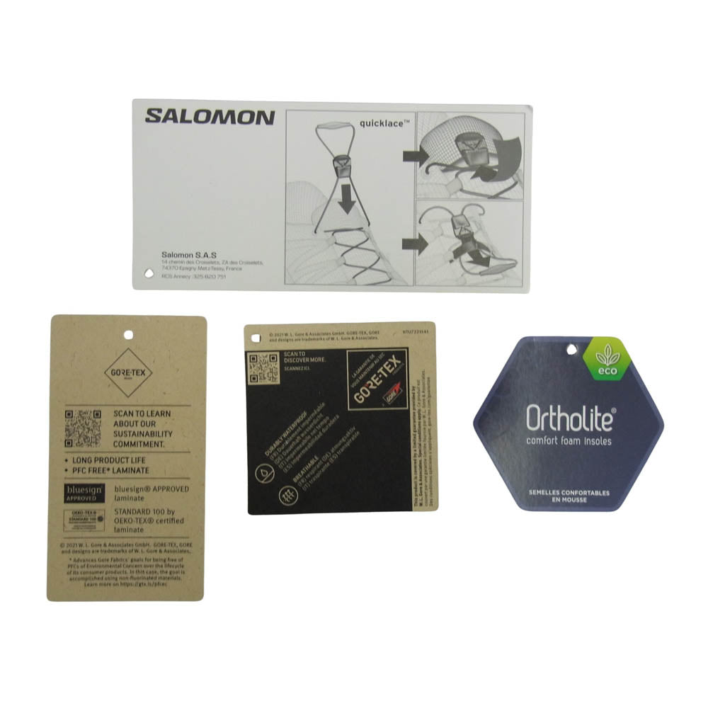 salomon サロモン 417054 29 XT-6 GTX UTILITY ゴアテックス ユーティリティ ローカット スニーカー グレー系 26.5cm【極上美品】【中古】