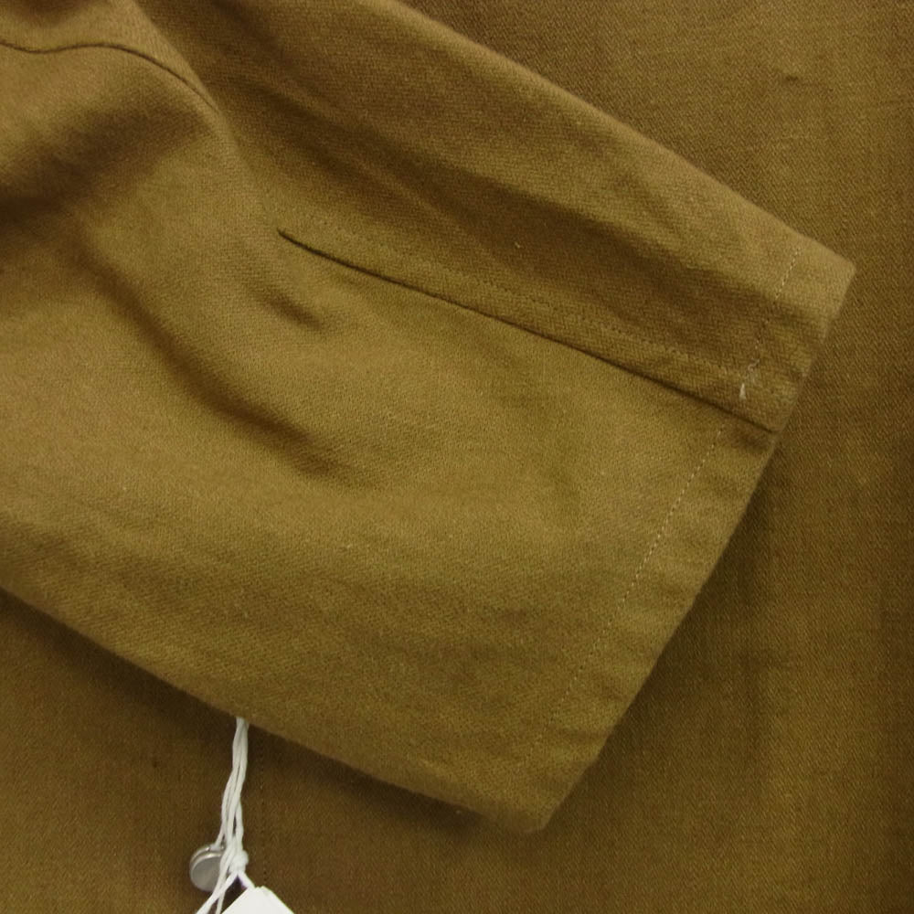 COMOLI コモリ R01-01002 Salvatore Piccolo サルヴァトーレピッコロ コットンリネン テーラードジャケット ライトブラウン系 44【極上美品】【中古】