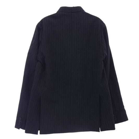 A.PRESSE アプレッセ 22SS 22SAP-01-07M Double Breasted Jacket ストライプ ダブル テーラードジャケット ダークグレー系 1【極上美品】【中古】