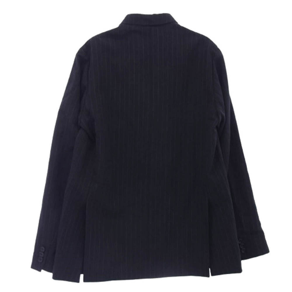 A.PRESSE アプレッセ 22SS 22SAP-01-07M Double Breasted Jacket ストライプ ダブル テーラードジャケット ダークグレー系 1【極上美品】【中古】
