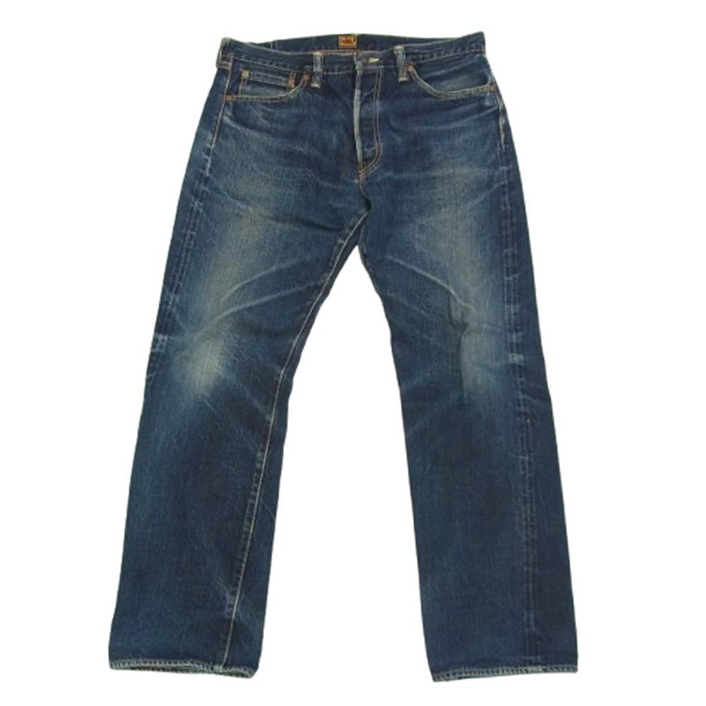 The REAL McCOY'S ザリアルマッコイズ セルビッチ ボタンフライ デニムパンツ インディゴブルー系 M【中古】