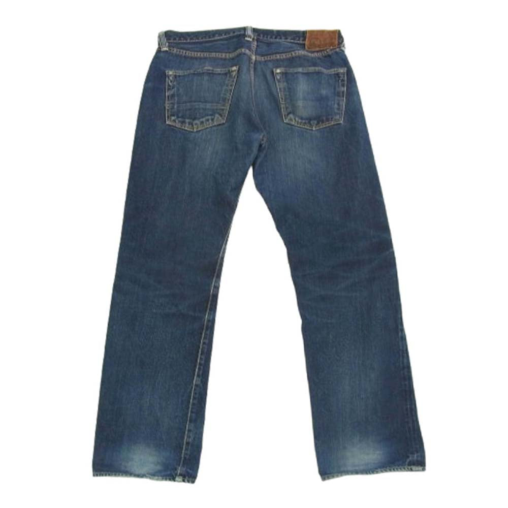 The REAL McCOY'S ザリアルマッコイズ セルビッチ ボタンフライ デニムパンツ インディゴブルー系 M【中古】