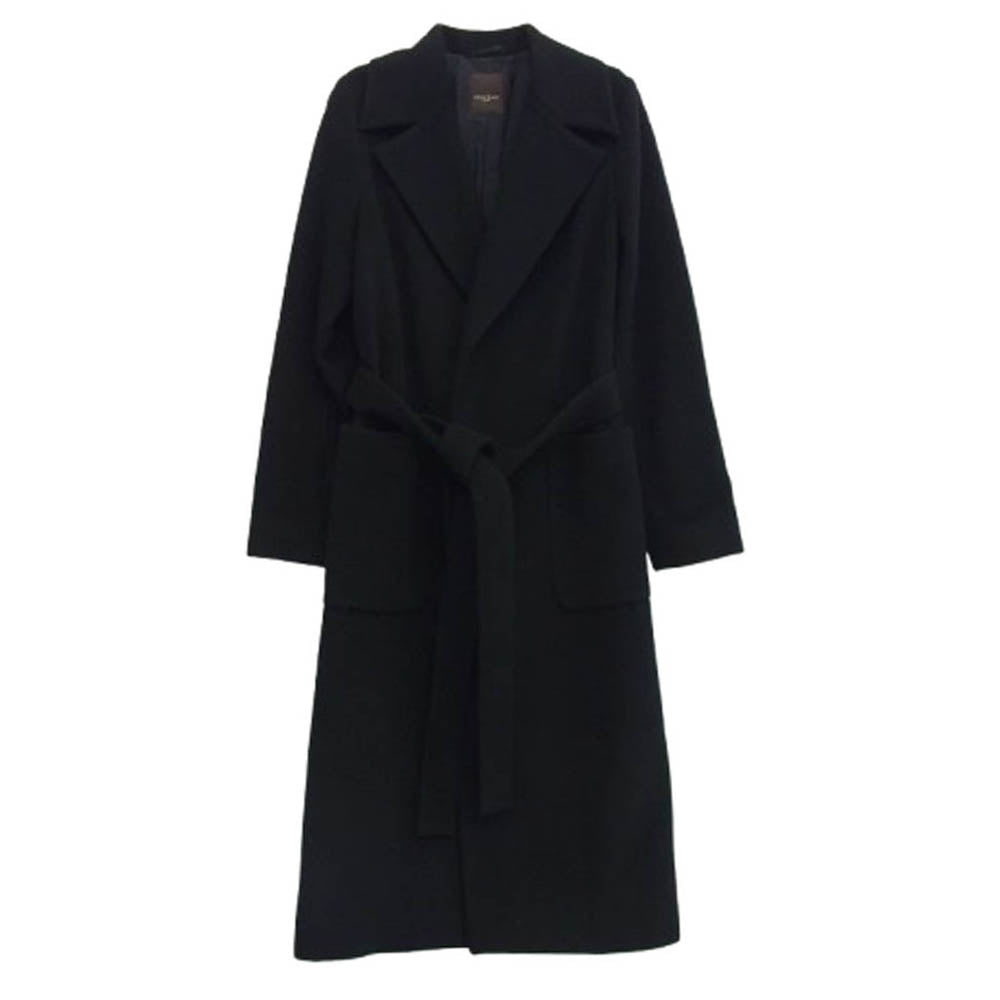 デミルクスビームス カシミヤ混 ウールコート ブラック ブラック系 M【中古】