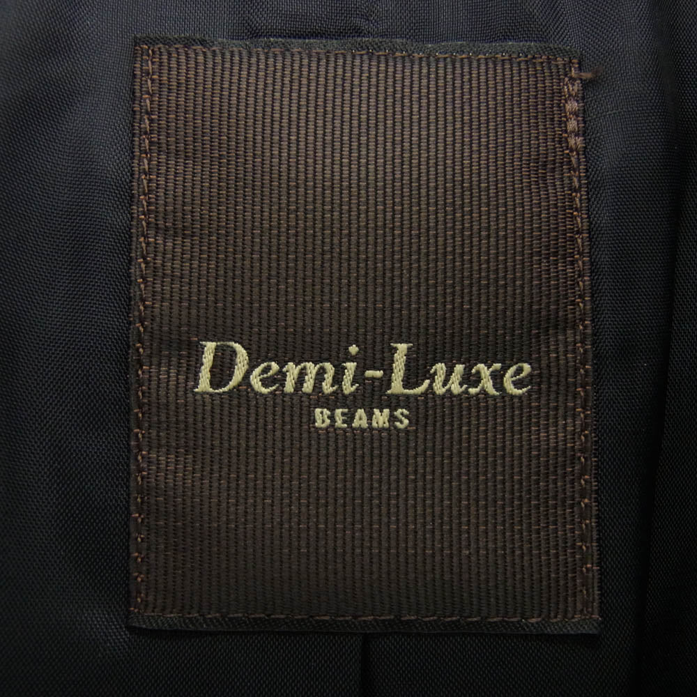 デミルクスビームス カシミヤ混 ウールコート ブラック ブラック系 M【中古】