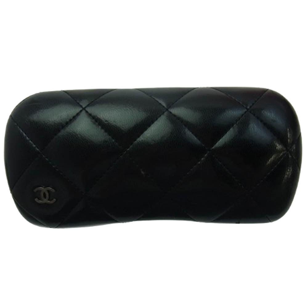 CHANEL シャネル 5305-A チェーンデザイン CCココマーク サングラス アイウェア ブラック系 シルバー系 56□18 135【中古】