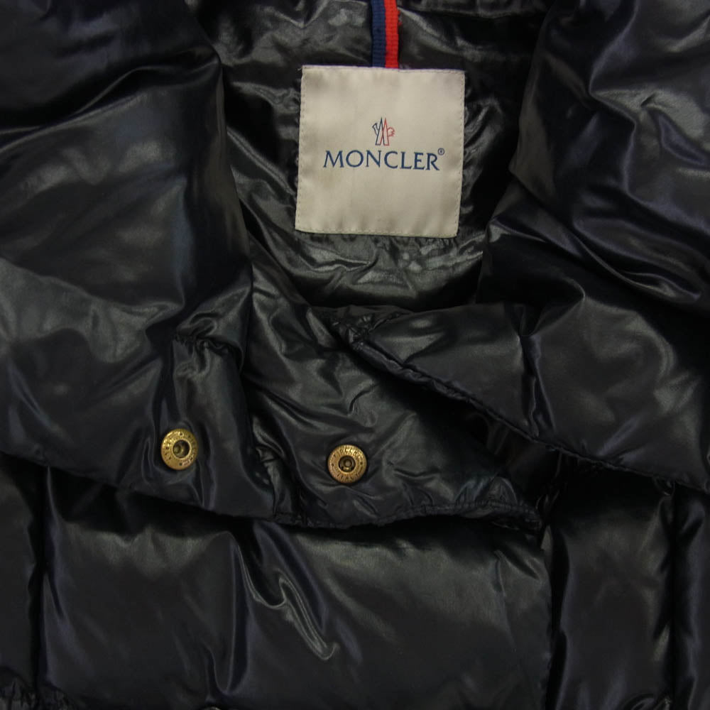 MONCLER モンクレール 020934690450 68950 モンクレールジャパンタグ DEGAS GIUBBOTTO ドガ スタンドカラー ダブルスナップボタン ダウンジャケット ブラック系 00【中古】