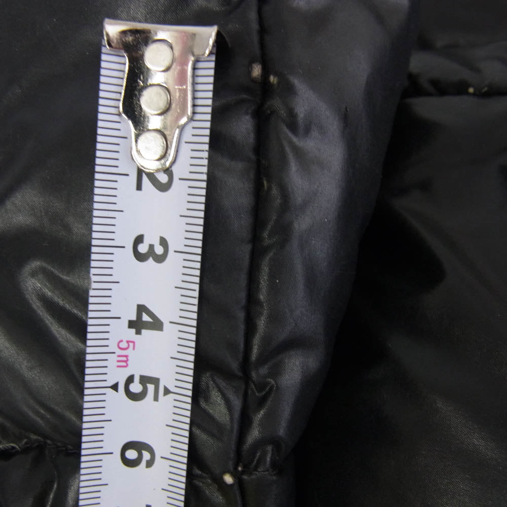 MONCLER モンクレール 020934690450 68950 モンクレールジャパンタグ DEGAS GIUBBOTTO ドガ スタンドカラー ダブルスナップボタン ダウンジャケット ブラック系 00【中古】