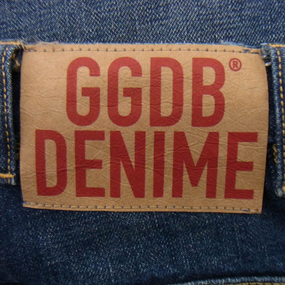 GOLDEN GOOSE ゴールデングース G30WP107 ストレート デニム パンツ インディゴブルー系 24【中古】