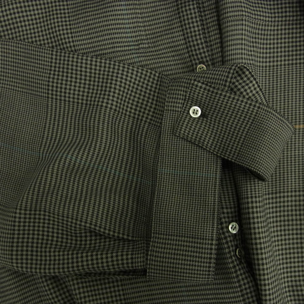 リト 0770RTW722B 千鳥格子 長袖 シャツ ブラウス グレー系 マルチカラー系 38【中古】