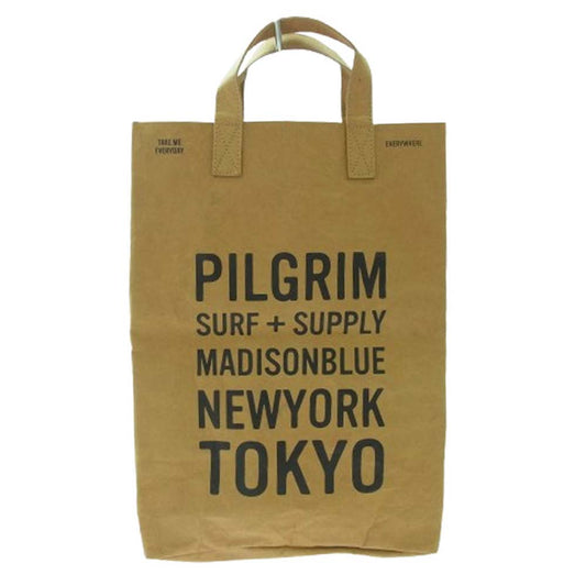 MADISON BLUE マディソンブルー ペーパー トート バッグ ブラウン系【美品】【中古】