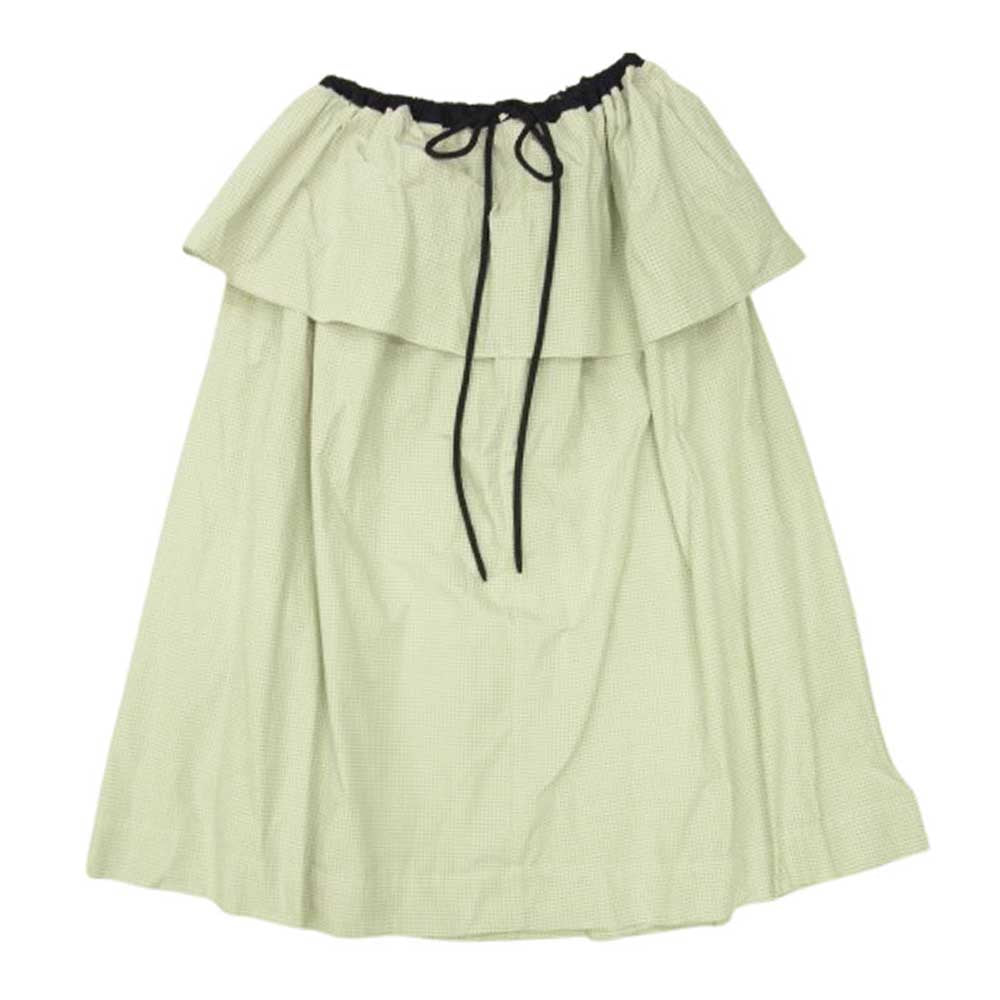 ルル ヴィンテージ 23-060-800-3000-3-0 ドット柄 ドビータフタ スカート オフホワイト系 ネイビー系【中古】