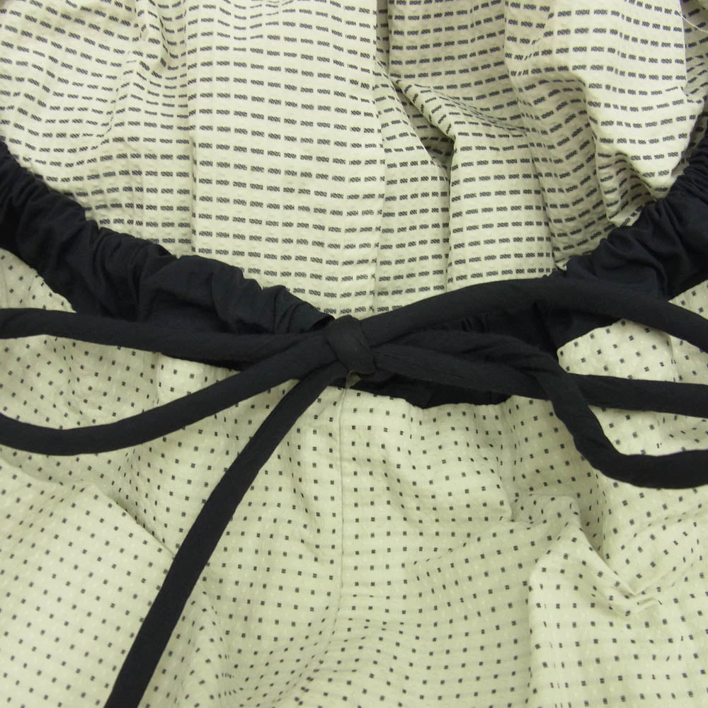 ルル ヴィンテージ 23-060-800-3000-3-0 ドット柄 ドビータフタ スカート オフホワイト系 ネイビー系【中古】