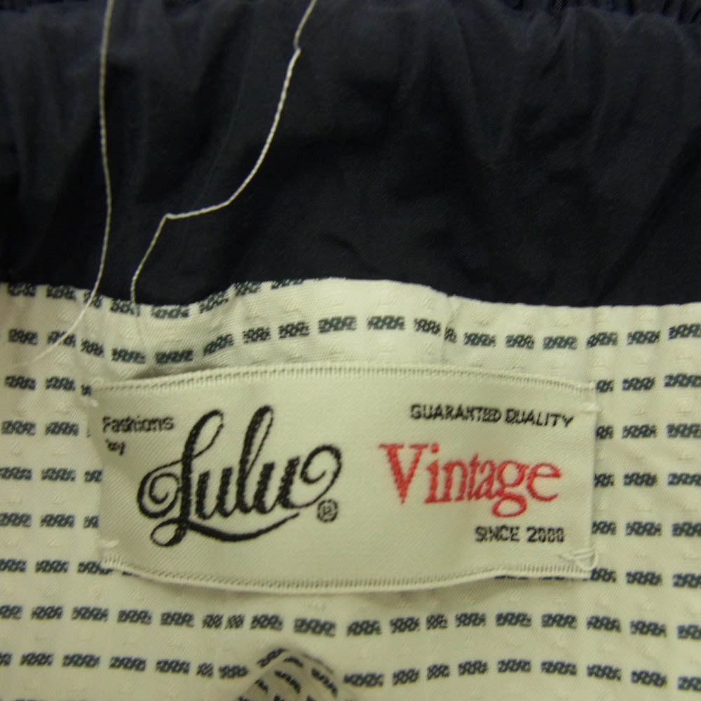 ルル ヴィンテージ 23-060-800-3000-3-0 ドット柄 ドビータフタ スカート オフホワイト系 ネイビー系【中古】