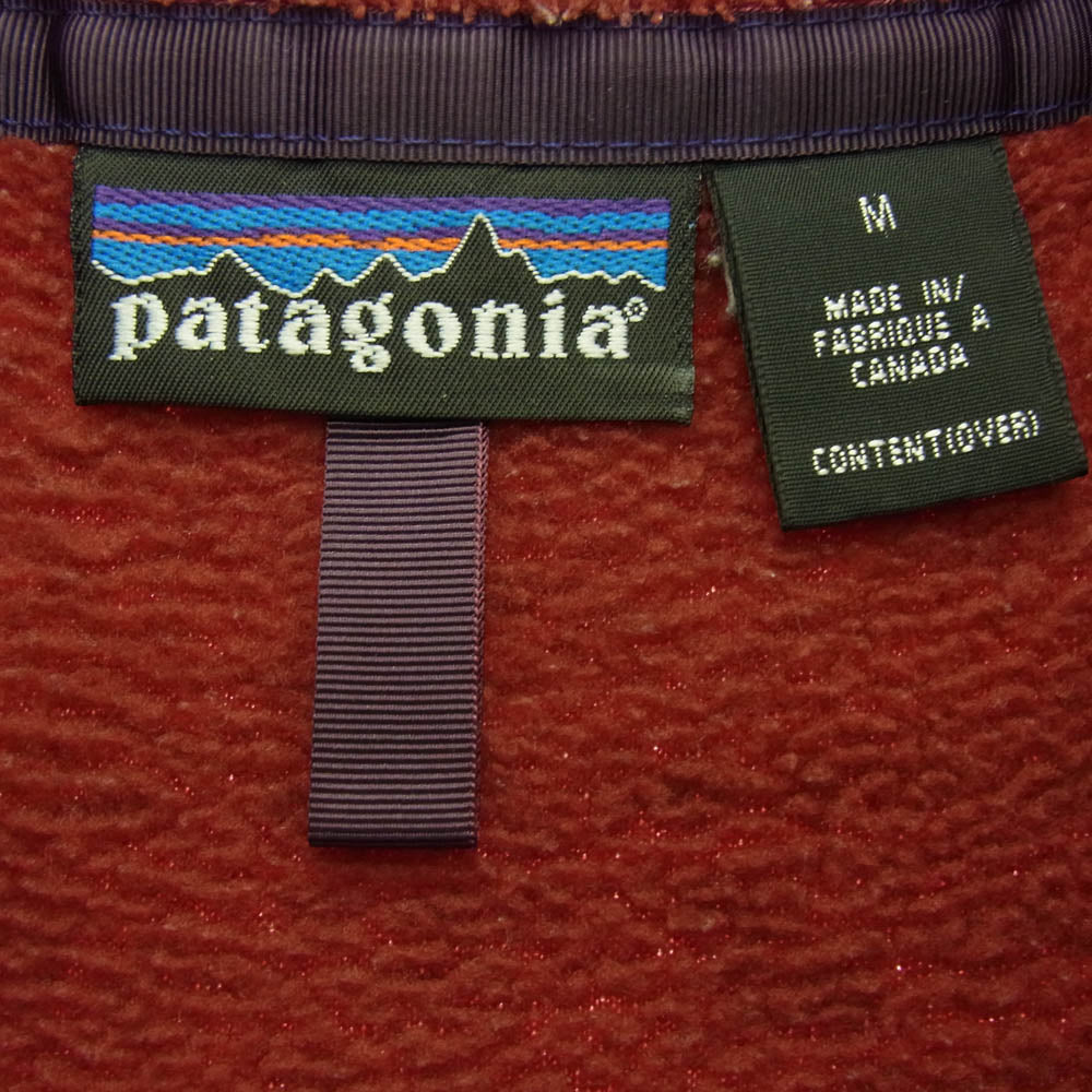 patagonia パタゴニア 25450 シンチラ スナップT フリース ブルゾン ジャケット ワインレッド系 M【中古】