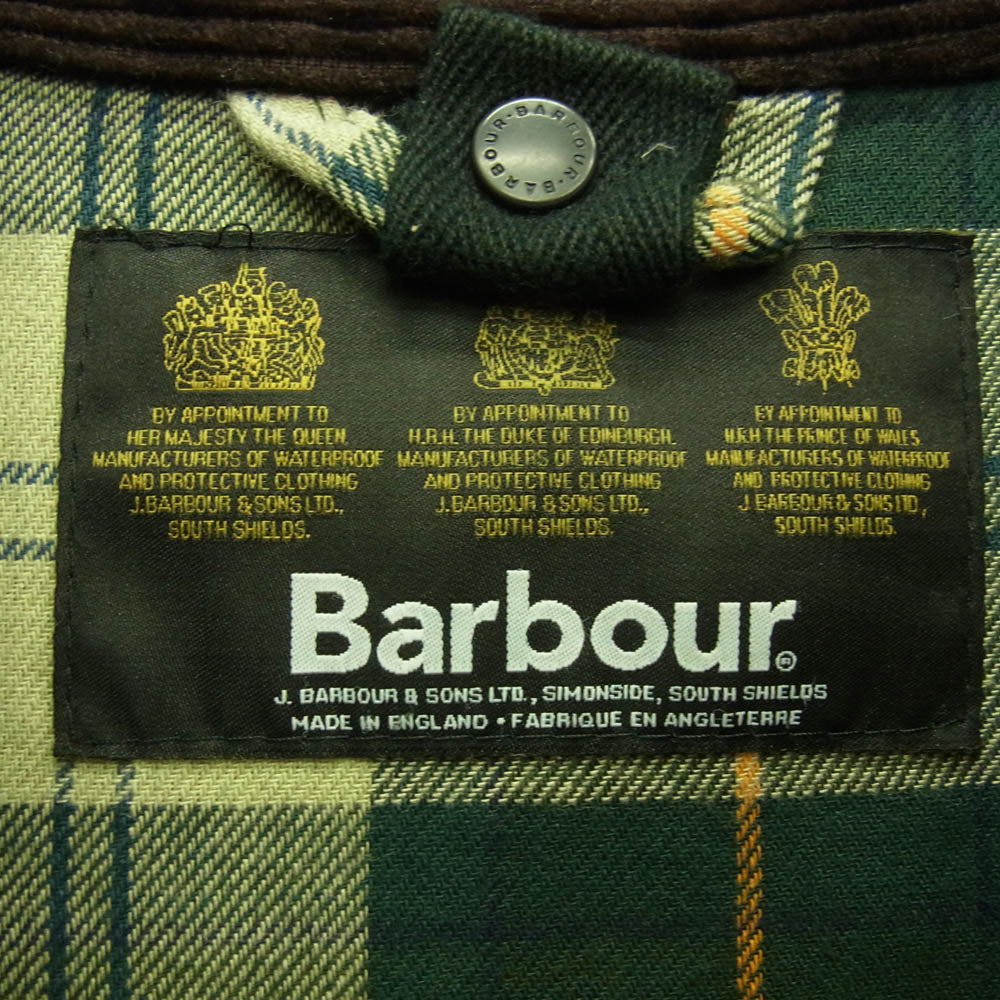 Barbour バブアー 1202135 SL BEDALE ビデイル オイルド ジャケット カーキ系 L【中古】