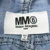 MAISON MARGIELA メゾンマルジェラ 18SS S32LA0145 MM6 エムエムシックス ダメージ ペイント加工 イージーウエスト デニム パンツ インディゴブルー系 M【中古】