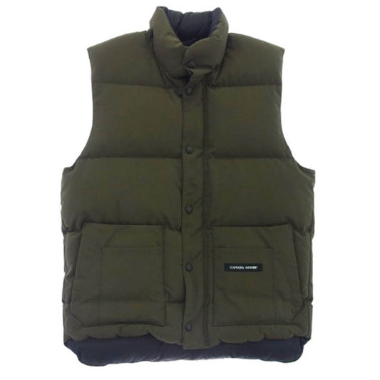 CANADA GOOSE カナダグース 4131JM WINDSOR VEST ウィンザー ダウン ベスト カーキ系 S【中古】