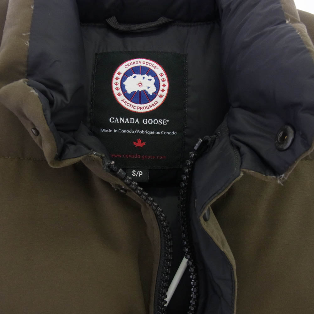 CANADA GOOSE カナダグース 4131JM WINDSOR VEST ウィンザー ダウン ベスト カーキ系 S【中古】