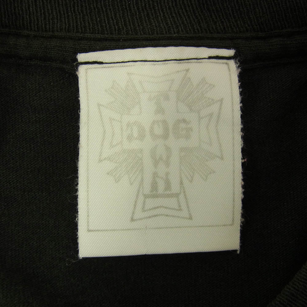 ドッグタウン 90s vintage 90年代 ヴィンテージ トライバル クロスロゴ 半袖 Tシャツ ブラック系 L【中古】