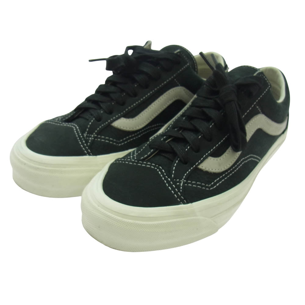VANS バンズ VN000D57BLK PREMIUM OLD SKOOL 36 LE MARAIS BLACK オールドスクール スニーカー ブラック系 25.5cm【中古】