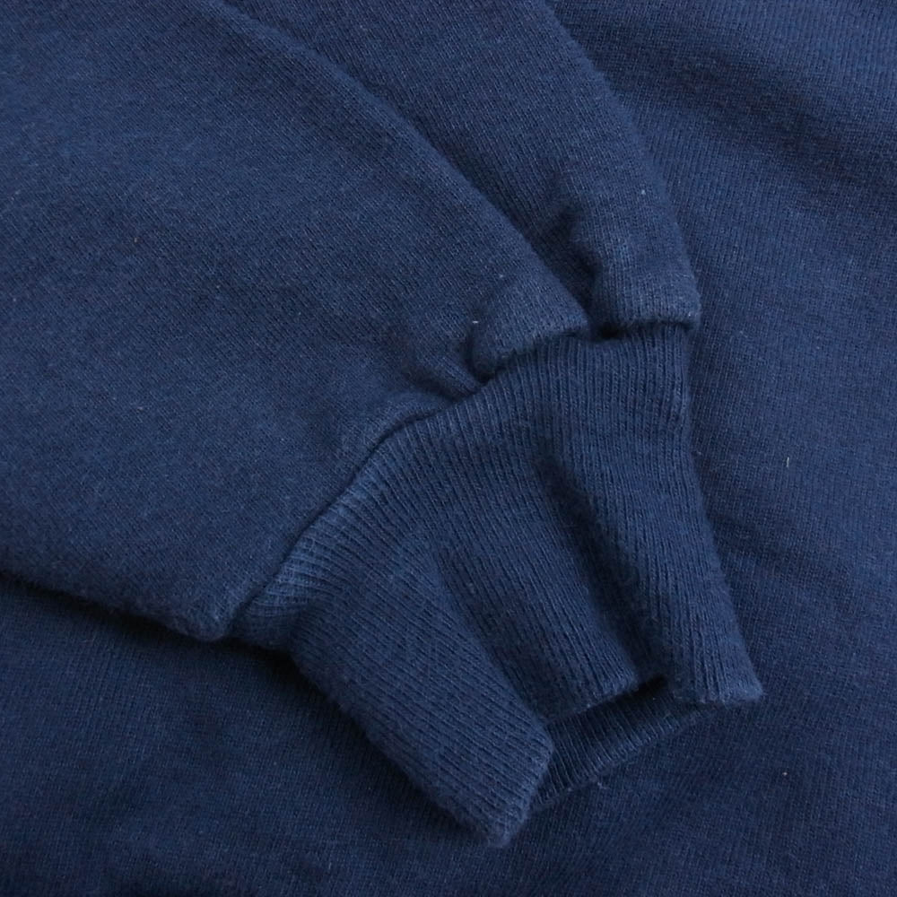 Champion チャンピオン 90s VINTAGE ヴィンテージ USA製 ハーフジップ プルオーバー フーディ パーカー ネイビー系 L【中古】