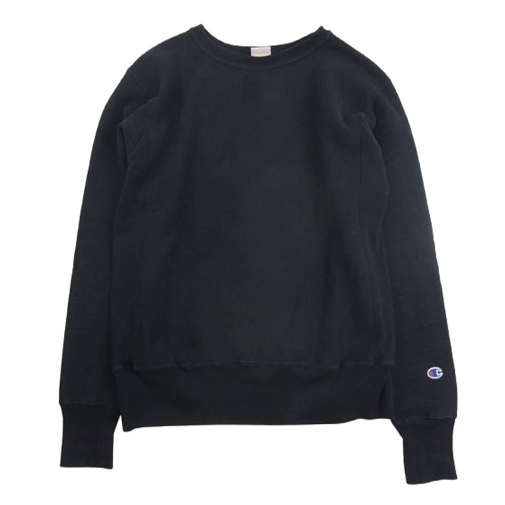 Champion チャンピオン USA製 単色タグ 赤タグ 復刻 Reverse Weave リバースウィーブ スウェット トレーナー ネイビー系 L【中古】