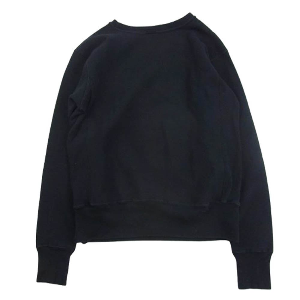 Champion チャンピオン USA製 単色タグ 赤タグ 復刻 Reverse Weave リバースウィーブ スウェット トレーナー ネイビー系 L【中古】