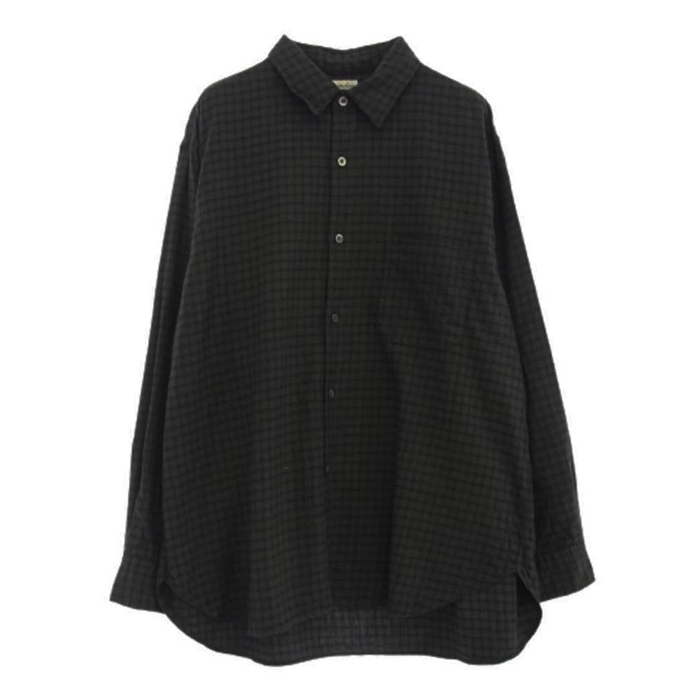 スティーブンアラン チェック柄 ネルシャツ グレー系 M【中古】