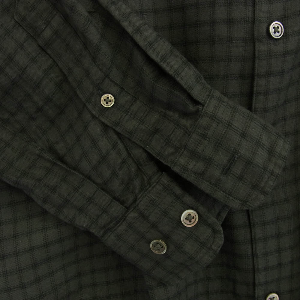 スティーブンアラン チェック柄 ネルシャツ グレー系 M【中古】