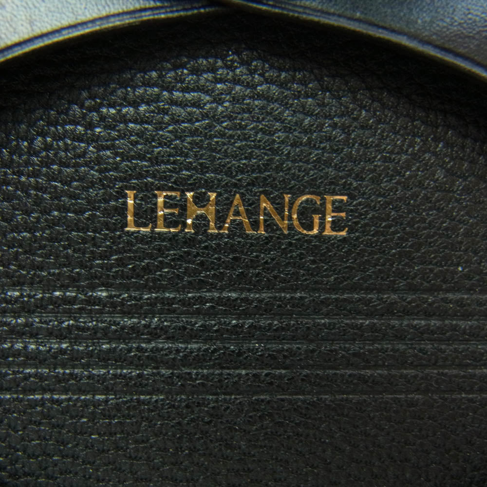 COCOMEISTER ココマイスター LEHANGE ルアンジュ box レザー ボックス型 コインケース 小銭入れ ブラック系【美品】【中古】